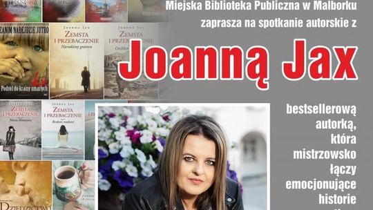 🎧Posłuchaj: Joanna Jax spotka się z czytelnikami w Malborku.