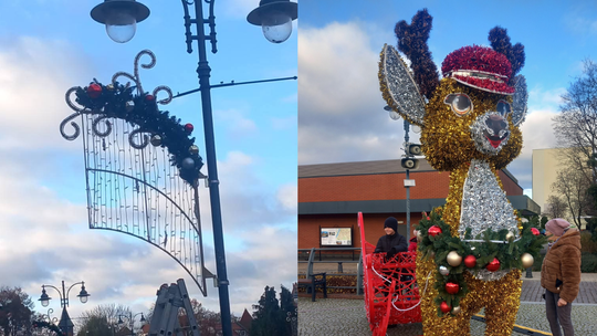 🎧Posłuchaj: Malbork rozświetla zimę. Nowe iluminacje świąteczne już pojawiają się w mieście!