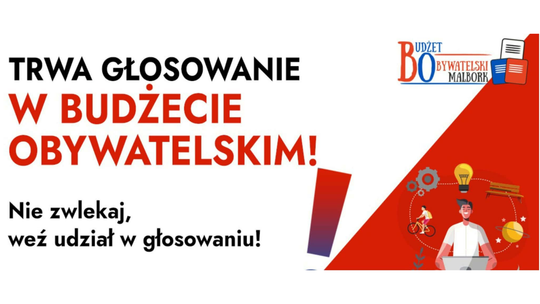 🎧Posłuchaj: Można głosować na projekty do Malborskiego Budżetu Obywatelskiego 2027.