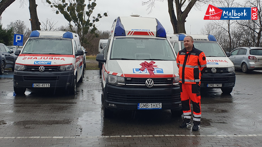 🎧Posłuchaj: Nowy ambulans dla malborskiego szpitala. Leier Polska znów wspiera lokalną społeczność.