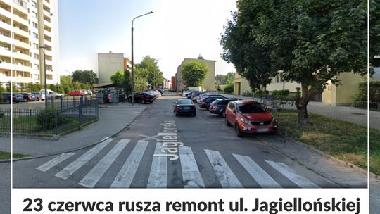 🎧Posłuchaj: Od 23 czerwca rusza przebudowa ul. Jagiellońskiej w Malborku.