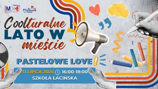 🎧Posłuchaj: Pastelowy plener nad Nogatem. Stwórz własną pocztówkę z Malborka!