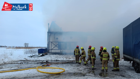 🎧Posłuchaj: Pożar zabrał im wszystko. Emeryckie małżeństwo ze Stogów Malborskich straciło dom.