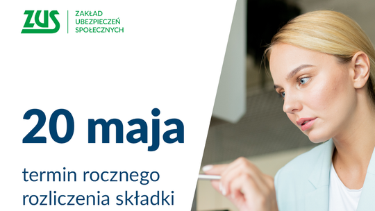 🎧Posłuchaj: Roczne rozliczenie składki zdrowotnej: ZUS przypomina o ważnej dacie dla przedsiębiorców.