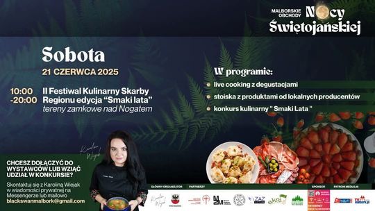 🎧Posłuchaj: ,,Skarby Regionu" ponownie w Malborku – kulinarna uczta już 21 czerwca!