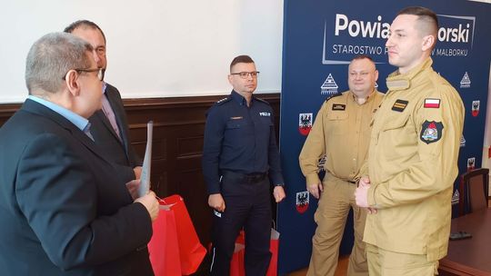 🎧Posłuchaj: Starosta malborski podziękował służbom za pracę w zimowych warunkach.