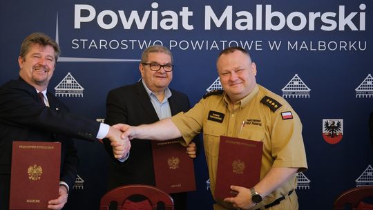 🎧Posłuchaj: Współpraca dla bezpieczeństwa Malborka i powiatu.