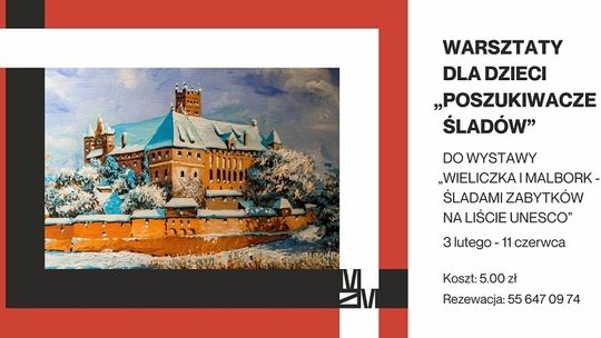 "Poszukiwacze śladów". Muzeum Zamkowe zaprasza dzieci na warsztaty.