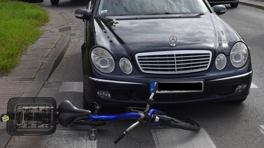 Potrącenie rowerzystki w Malborku - policja apeluje o ostrożność!