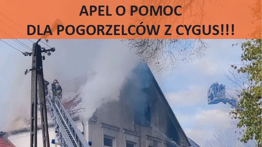 Potrzebna pomoc dla pogorzelców z Cygus.