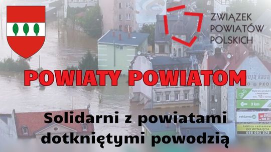 Powiat sztumski solidarny z dotkniętymi powodzią.