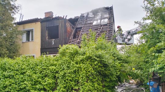 Pożar na ulicy Matejki w Malborku. Nie udało się uratować 46-latka.