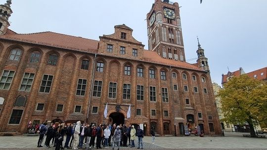 "Poznaj Polskę". Uczniowie malborskiego Technikum nr 3 w Toruniu.