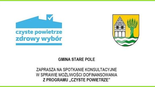 Program "Czyste powietrze". Zaproszenie na spotkanie konsultacyjne.