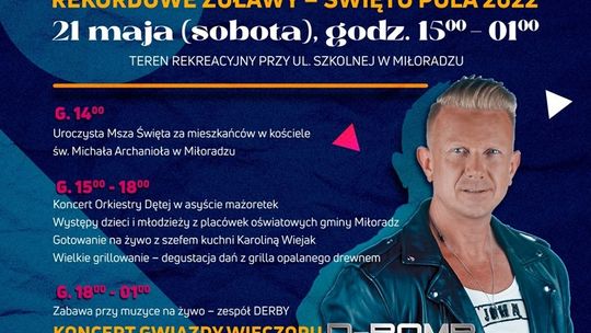 "Rekordowe Żuławy - Święto Pola", czyli Dzień Gminy Miłoradz.