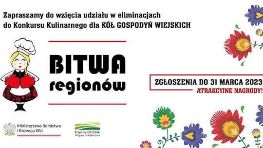 Ruszył nabór do VIII edycji ogólnopolskiego konkursu kulinarnego „Bitwa Regionów”