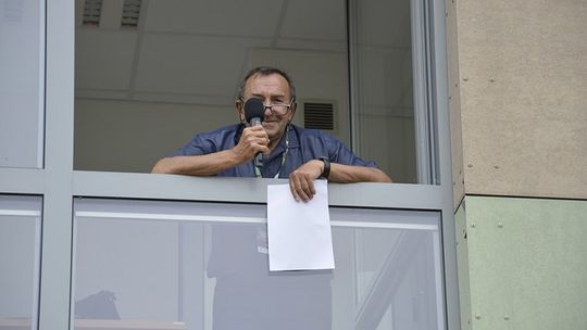 Ryszard Mazerski, prezes Lekkoatletycznego Klubu Sportowego Zantyr Sztum gościem Malborskiego Okna Dialogowego