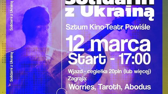 Solidarni z Ukrainą koncert w Sztumie.