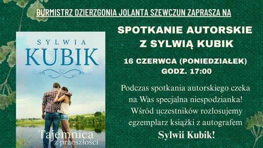 Spotkanie autorskie z Sylwią Kubik w Dzierzgoniu.