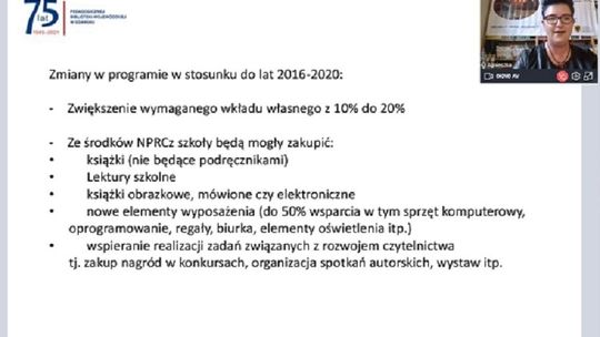 Spotkanie sieci współpracy i samokształcenia dla nauczycieli bibliotekarzy szkół powiatu malborskiego, sztumskiego i tczewskiego.