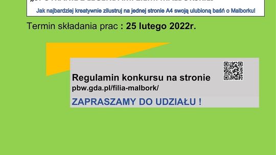 "Spotkanie z legendami ziemi malborskiej" - konkurs dla uczniów szkół podstawowych