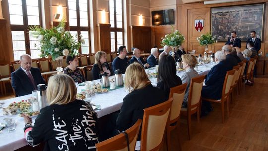 Spotkanie Zasłużonych dla Miasta Malborka w Urzędzie Miasta.