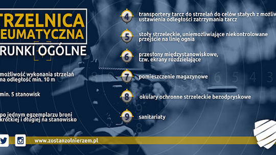  „Strzelnica w Powiecie”. WCR w Malborku przypomina o możliwości udziału w programie.