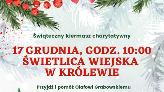 Świąteczny kiermasz charytatywny w Królewie.