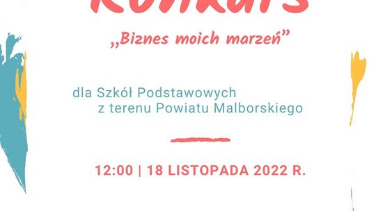 Światowy Tydzień Przedsiębiorczości. Konkurs dla uczniów szkół podstawowych z powiatu malborskiego