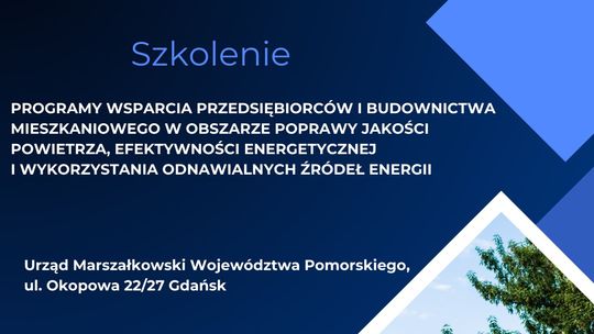 Szkolenie dla pomorskich przedsiębiorców.