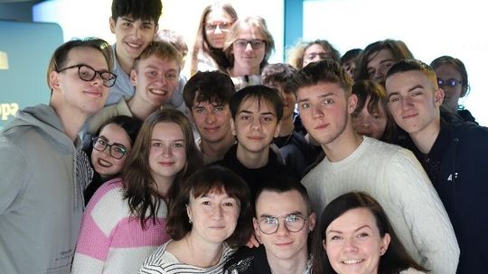 Szkolny Klub Europejski z malborskiego Technikum nr 3 w projekcie „Obywatele i obywatelki UE”.