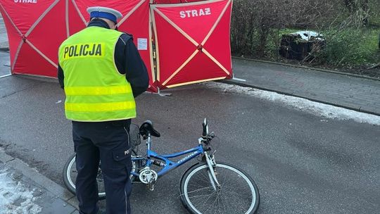 Sztum. Śmiertelne potrącenie rowerzysty - policjanci wyjaśniają okoliczności tragicznego wypadku