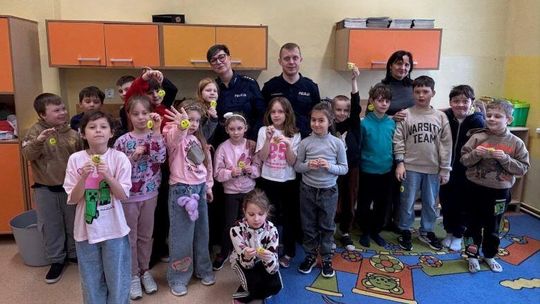 Sztum. Spotkanie policjantów z uczniami w ramach Tygodnia Profilaktyki.