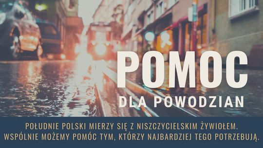 Sztum włącza się w pomoc dla powodzian.