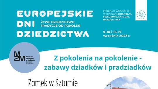 Sztum. "Z pokolenia na pokolenie" - zabawy dziadków i pradziadków.