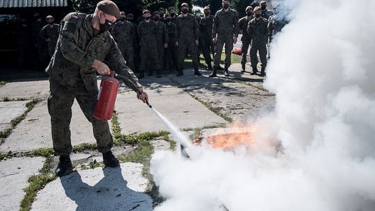 Terytorialsi nie wahali się wskoczyć w ogień