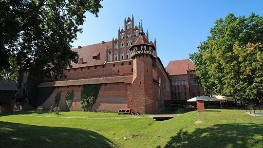 "Trasa zielona" - otwarta dla zwiedzających malborski zamek. 