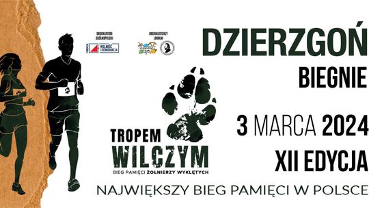 Tropem Wilczym - III Bieg w Dzierzgoniu, Pamięci Żołnierzy Wyklętych.