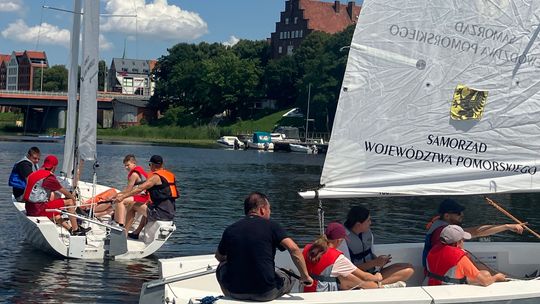 Trwają wakacyjne zajęcia żeglarskie w Malborku