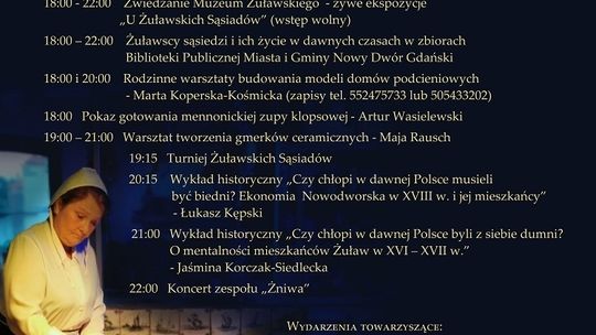 "U Żuławskich Sąsiadów". Europejska Noc Muzeów 2023 w Żuławskim Parku Historycznym