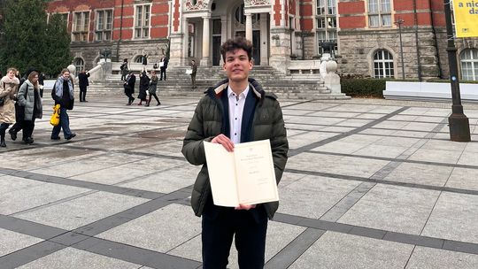 Uczeń I LO w Malborku ze stypendium Prezesa Rady Ministrów.