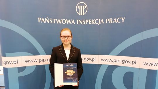 Uczennica Technikum nr 3 w Malborku finalistką ogólnopolskiego konkursu “Poznaj swoje prawa w pracy”
