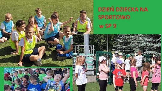 Uczniowie Szkoły Podstawowej nr 9 w Malborku obchodzili Dzień Dziecka na sportowo.