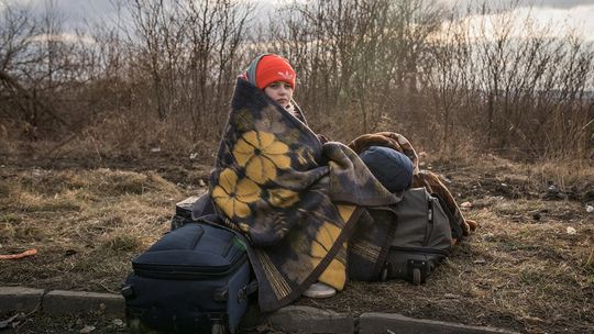 UNICEF. Po tygodniu konfliktu na Ukrainie pół miliona dzieci zostało uchodźcami
