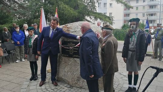 Uroczyste odsłonięcie obelisku w Malborku