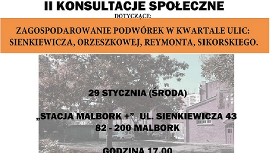 W środę kolejne konsultacje społeczne w ramach programu "Malbork na +"