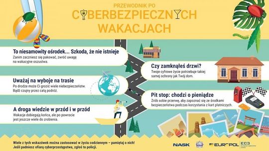 Wakacyjne oszustwa. Policja podpowiada jak się przed nimi ochronić.