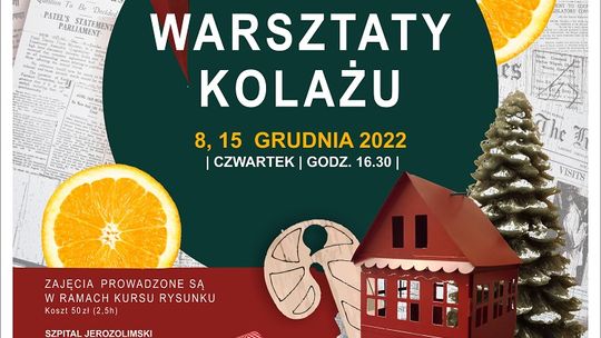 Warsztaty kolażu w malborskiej Galerii Nova.