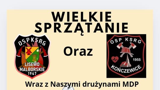 Wielkie Sprzątanie z OSP Lisewo Malborskie.