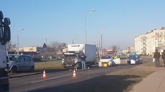 Wypadek na Alei Wojska Polskiego w Malborku. 